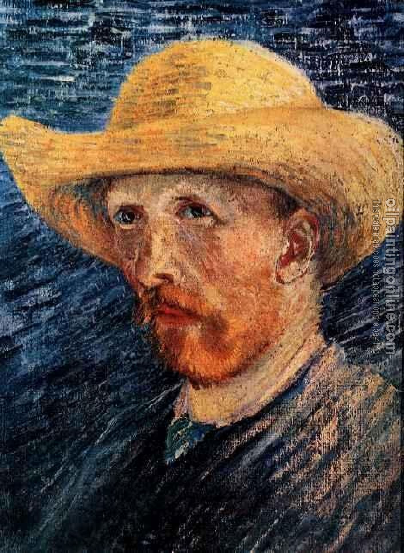 Gogh, Vincent van - Self Portrait with Straw Hat